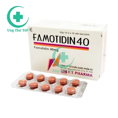 Famotidin 40mg - Thuốc điều trị viêm loét dạ dày tá tràng